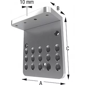 SIMPSON Hirnholzverbinder EL 40-B Aluminium mit Bewertung