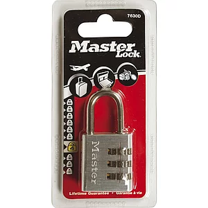MASTER LOCK Vorhangschloss 7630 EURD Zahlenschloss, 30 mm, SB