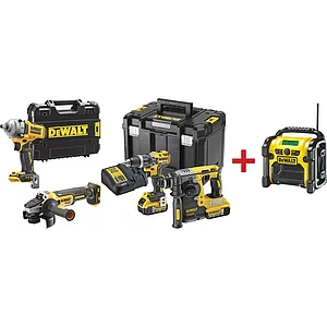 DEWALT Akku-Set Bau 18 V DCD796 / DCH273 / DCF892NT-XJ / DCG405NT / DCR019