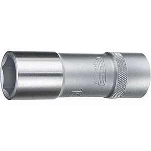 GEDORE Steckschlüssel-Einsatz lang 19L DIN3124 1/2"vierkant 11.0 mm sechskant