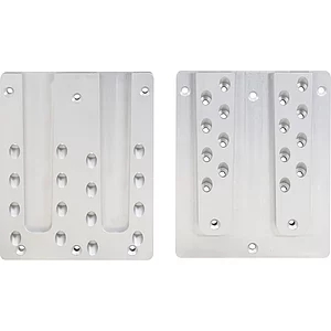 PITZL Doppel HVP 240x300x20 mm Aluminium eloxiert