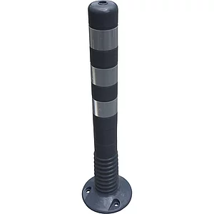 Absperrpfosten ASK 80/750 grau Kunststoff