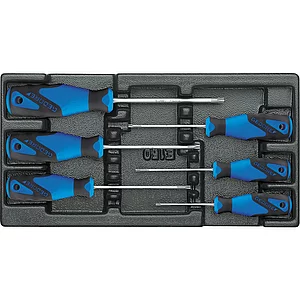 GEDORE Schraubendreher-Satz 1500 ES-2163 TX in 1/3 ES-Modul 6-teilig