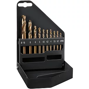 ALPEN Spiralbohrer-Kassette DIN1897PZ HSS Cobalt GRIP KM10 ø 3-10mm 10-teilig