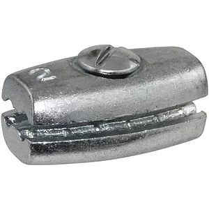 Eiform-Klemmen verzinkt für Seil ø 6 mm