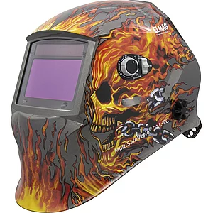 ELMAG Schweißerschutzhelm MultiSafe Vario TC Design "Flame"