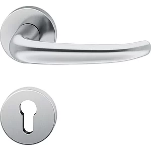 FSB Drückergarnitur 12 1023 ASL auf Rosette PZ, Edelstahl matt