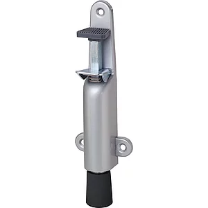 Türfeststeller 1028 Hub 50 mm, 210 x 64 mm, Stahl silber lackiert