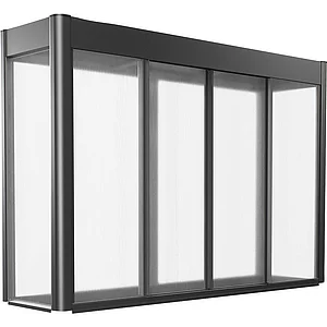 BIOHORT Gewächshausaufsatz Florentina 2 x 0,5 dunkelgrau