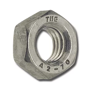 DIN934 M10x1.25 Edelstahl A2 Feingewinde-Sechskantmutter