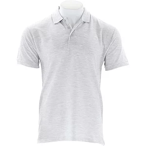 FRUIT OF THE LOOM Polo-Shirt Piqué Type F502 grau meliert L