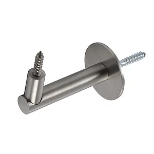 Handlaufträger Rosetten ø 50 mm, Wandabstand 75 mm, Edelstahl matt