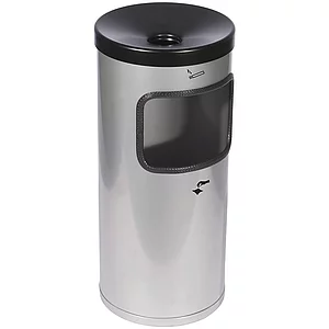 TKG Sicherheits-Bodenabfallascher silber