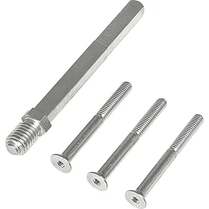 SH-Befestigungsset, Wechselstift und Schrauben, TS 105-115, Stahl verzinkt