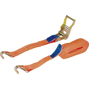Zurrgurt 2-teilig mit Ratsche und Spitzhaken 2000 kg 6 m