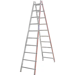 HYMER Sprossen - Leiter Type 4023 Sprossen= 2 x10 Länge 2,88 m