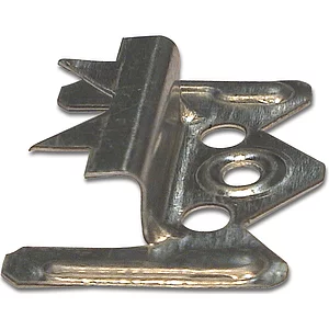 Profilholzkralle Nr. 4 Stahlband-verzinkt für Nut/Feder-Montage (1 PK=250 Stk.)