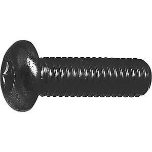 ISO7380-1 010.9 M 6x16 verzinkt schwarz Linsenschraube mit Innensechskant