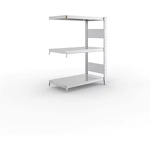 META Steck-Anbauregal 1025 x 750 x 400 mm 3 Fachböden 150 kg