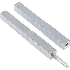 Drückerstift GEOS 247V geteilt, LI 80 x LA 80, VK: 8,5/9/8,5 mm, Stahl verzinkt