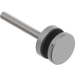 Glaspunkthalter für 8 - 18 mm, ø 40 mm, Edelstahl V2A