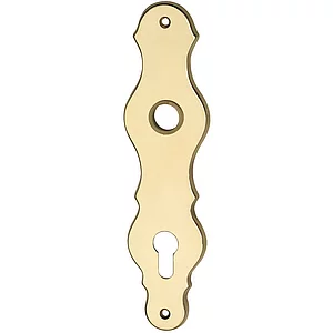 MARCHESI Langschild LÖFFELFORM - PZ 88, Messing poliert