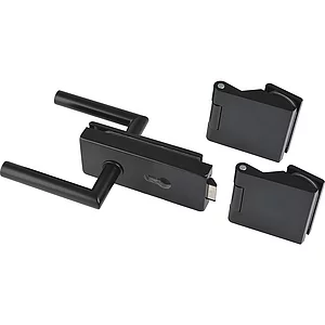 Beschlagsgarnitur Classic PZ, Aluminium schwarz RAL 9005