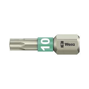 WERA Bit-Einsatz Edelstahl 3867/1TS 1/4"sechskant TX10/25 mm Torx®