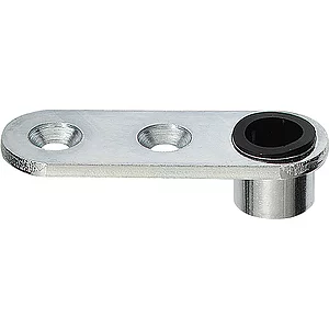 BKS Stangenführungsplatte für Rundstange ø 10 mm, Stahl verzinkt