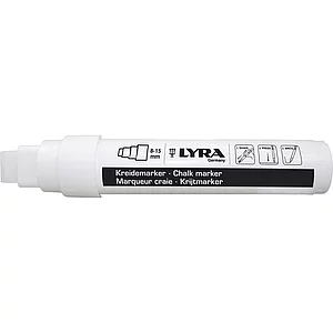 LYRA Kreidemarker Strichbreite 8-15 mm weiß