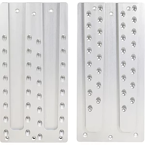 PITZL Doppel HVP 240x500x20 mm Aluminium eloxiert