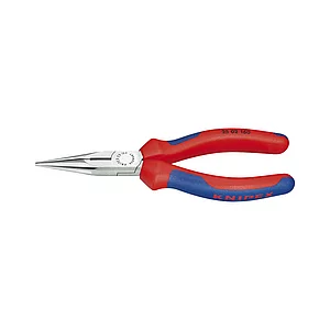 KNIPEX Flachrundzange (Radiozange) DIN 5745 gerade Länge 140 mm