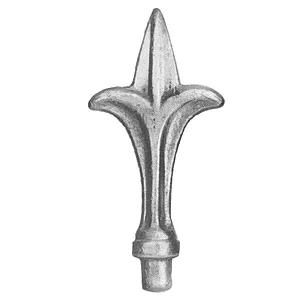 ARTEFERRO Spitze Höhe 125 mm, Base D, Firenze, Schmiedeeisen