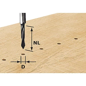 FESTOOL Durchgangsbohrer HW S8 D5/30 ø 5 mm