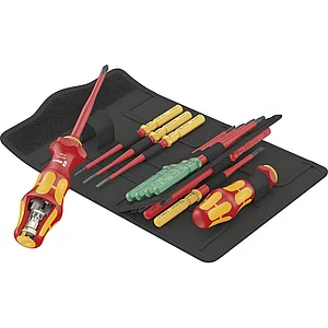 WERA VDE-Wechselklingen-Satz KK Turbo i Imperial PH/PZS/Torx®/Schlitz 16-teilig