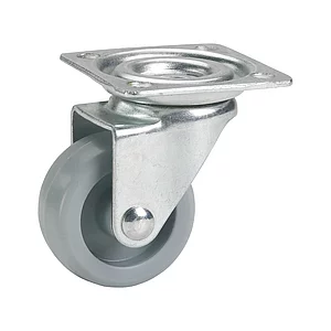 DÖRNER + HELMER Lenkrolle Kunststoff-Rad grau 30 mm 30 kg