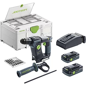 FESTOOL Akku-Bohrhammer BHC 18 HPC 4,0 I-Plus 18 Volt / 4,0 Ah (IEC) Li-Ion