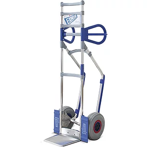 Profi-Stapelkarre mit Luftbereifung Tragkraft 300 kg Schaufel 245x220 mm