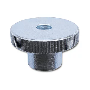 DIN466 M10 verzinkt Rändelmutter hohe Form