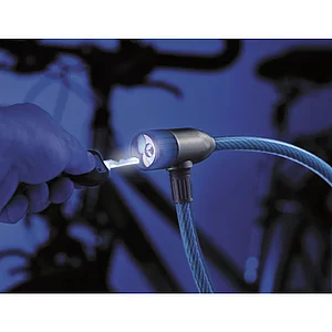 BURG-WÄCHTER Seilschloss 340 L mit Licht SB, Länge 650 mm