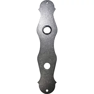 HALCÖ Langschild STUBAI - WC 90, verzinkt schwarz hell passiviert