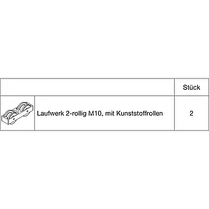 HAWA Junior 100 Laufwerkset (30064)