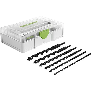 FESTOOL Schlangenbohrer-Set SYS3 S 76-SB CE-SORT/6 6-teilig