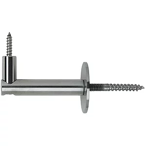 Handlaufträger Rosetten ø 50 mm, Wandabstand 75 mm, Edelstahl matt