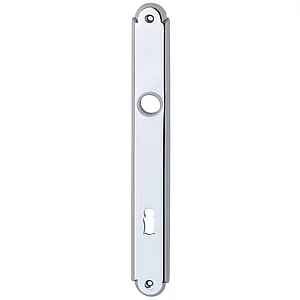 Langschild ALT - WIEN, BB 90, o. Hangerl, Messing verchromt