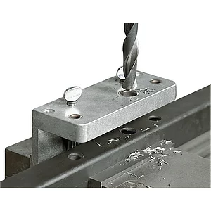 Bohrschablone 3970LS für Schiebetorschlösser, verstellbar, Stahl verzinkt