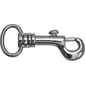 Jeans Haken -,Größe 53 m. Federschiebeverschluss und Drehgelenk, Stahl vern.