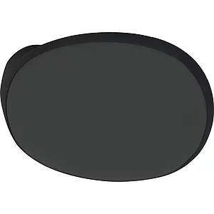 MARCHESI Türknopf gekröpft oval, 51 x 81 x 47, Edelstahl schwarz matt