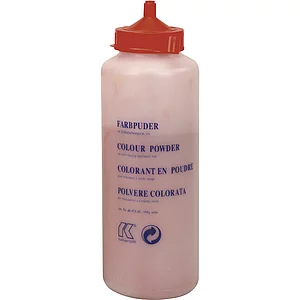 KAUFMANN Farbkreide rot in Pulverform 1000 Gramm in Flasche
