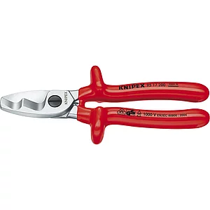 KNIPEX Kabelschere m. Doppelschneide VDE 9517 Kabel 20mm/70mm² isoliert L=200mm